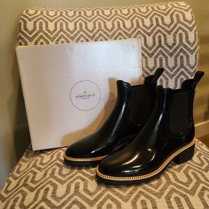 Lemon Jelly Ava Rain Boots Black